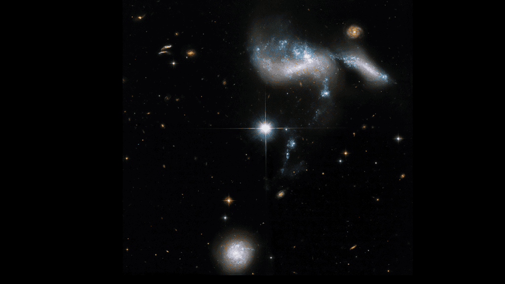 Das Hubble-Weltraumteleskop entdeckt sternenbildende Ströme, die zwischen Galaxien zirkulieren