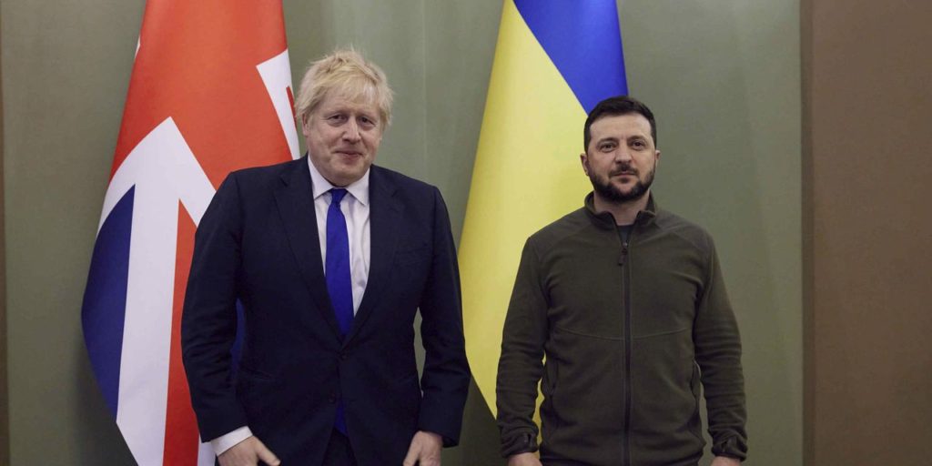 Der britische Premierminister und der österreichische Bundeskanzler besuchen die Ukraine, um Solidarität zu zeigen