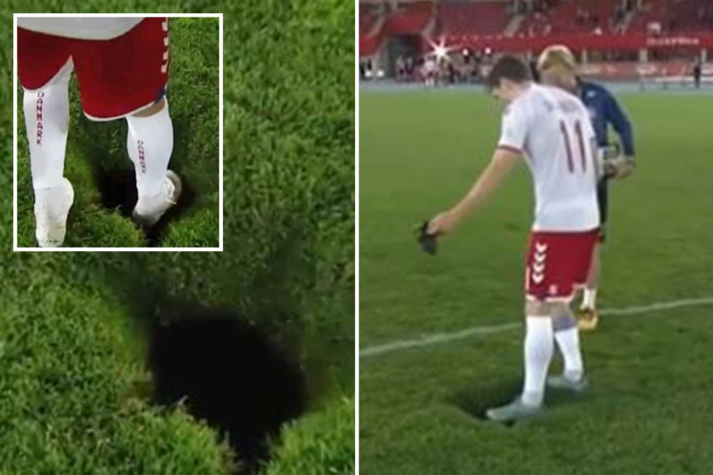 Mysteriöses „Stranger Things“-Loch taucht im Spielfeld auf und verschluckt Fußballer im Aufeinandertreffen der Nations League