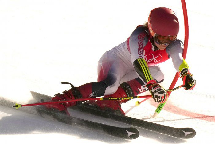 Olympischen Spiele in Peking: Momente des Skifahrens der Frauen