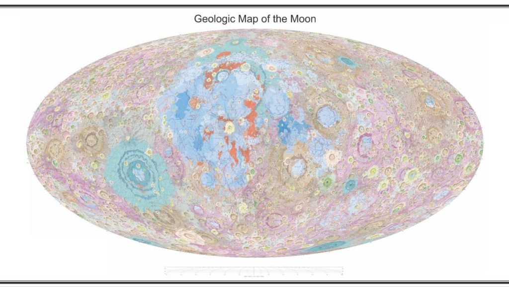Die neue chinesische Mondkarte erfasst die geologischen Merkmale des Mondes in unglaublichen Details