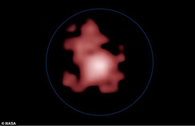 Der vorherige Rekordhalter, der 2015 vom Hubble-Teleskop entdeckt wurde, ist GN-z11 (im Bild), das 400 Millionen Jahre vor der Geburt des Universums liegt