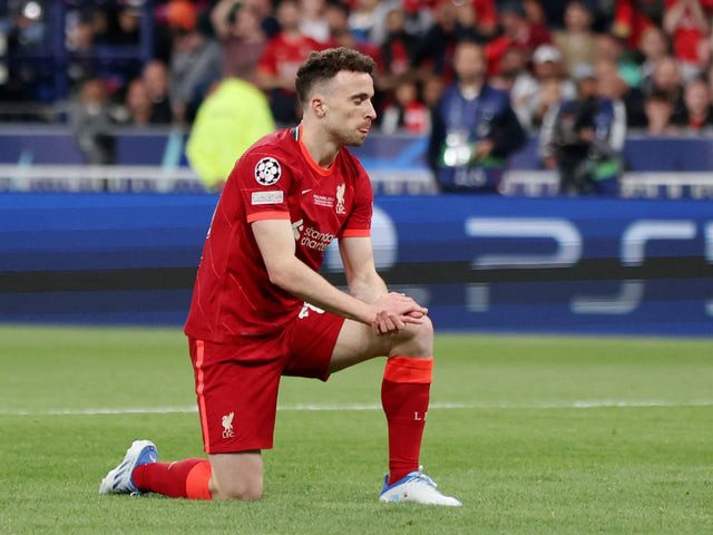 Liverpool-Stürmer Diogo Jota im Bild am 28. Mai 2022