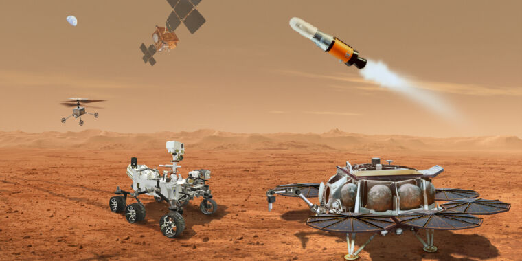 Die NASA überarbeitet den Rückführungsplan für Marsproben, um Hubschrauber einzusetzen