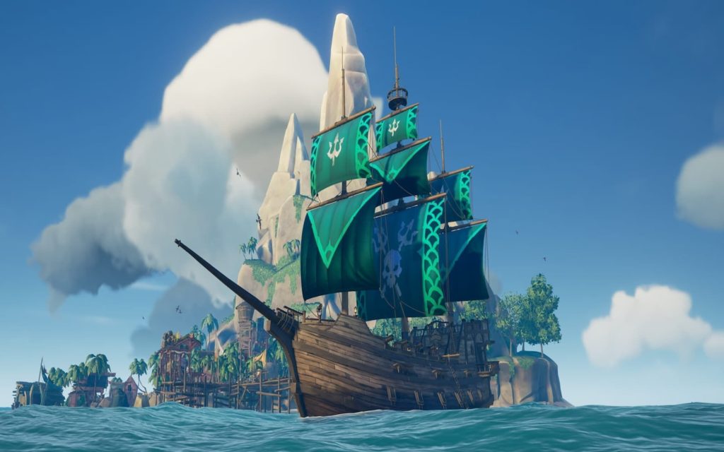 A proper ship is the best tool a pirate can have in Sea of Thieves (Image via Rare)