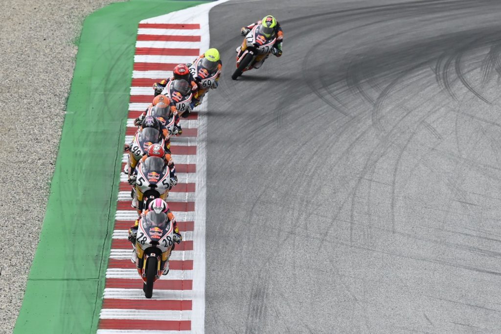 Red Bull MotoGP Rookies Cup was on fire at Spielberg