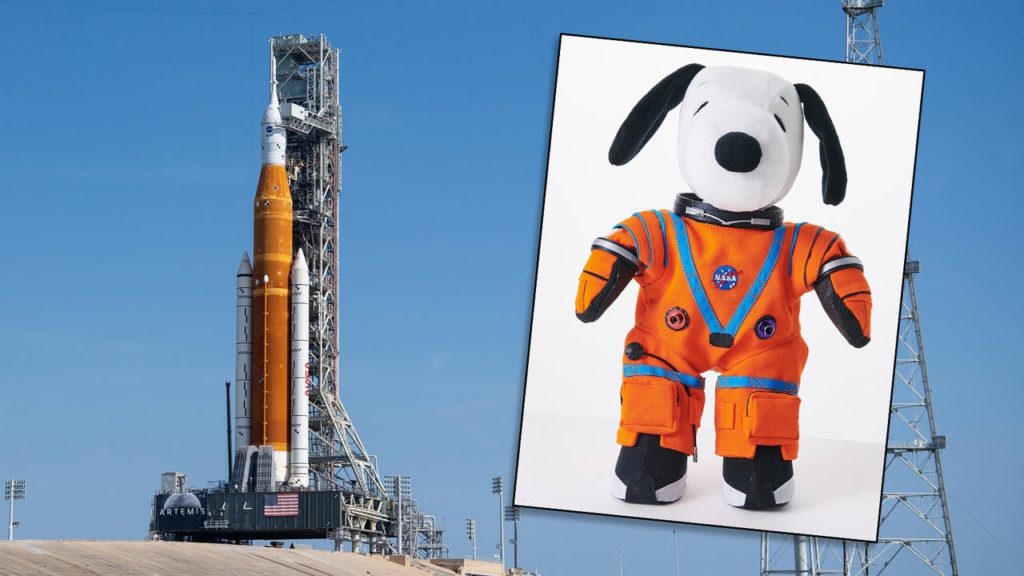 Snoopy kehrt als „Zero-G-Flagge“ auf dem Artemis-I-Flug ins All zurück