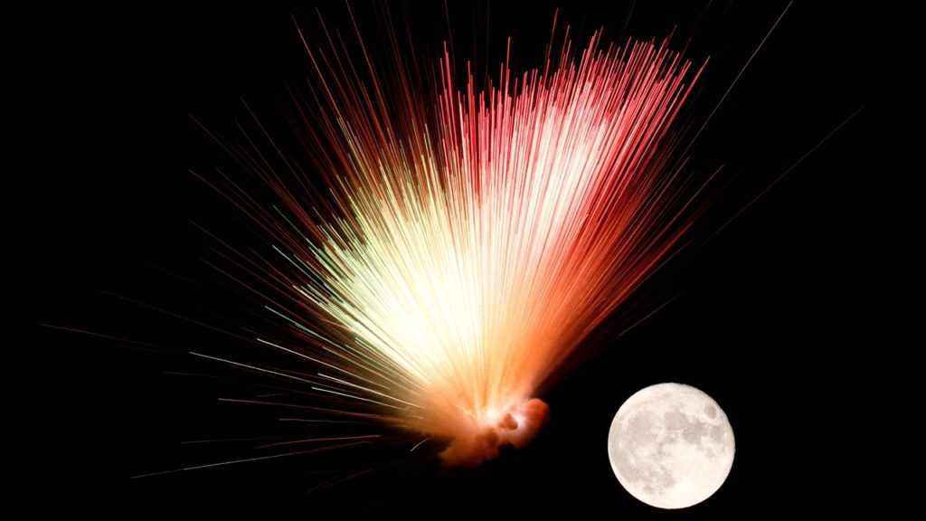 Atemberaubende Bilder fangen den Super-Stör-Mond ein