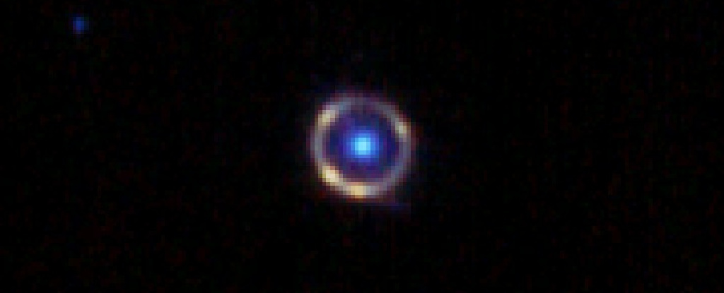 Webb hat den nahezu perfekten Einstein-Ring in 12 Milliarden Lichtjahren Entfernung geknipst: ScienceAlert