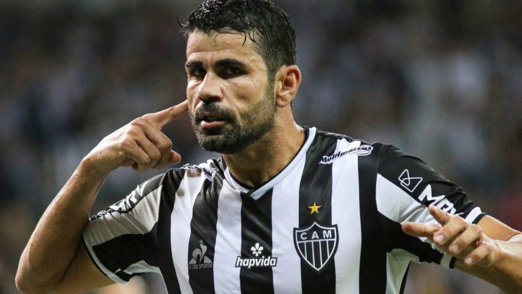 MG - Belo Horizonte - 10/09/2021 - BRAZILIAN TO 2021 - ATLETICO-MG X CEARA - Diego Costa Atletico-MG player celebrates his goal during a match against Ceara at Mineirao stadium for the Brazilian A 2021 championship. Photo: Fernando Moreno/ AGIF