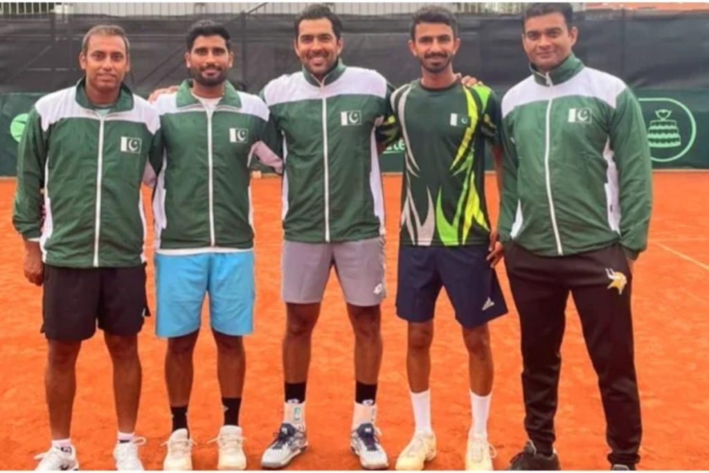 Das pakistanische Tennisteam hofft, in der Davis Cup World Group gegen Österreich Geschichte schreiben zu können