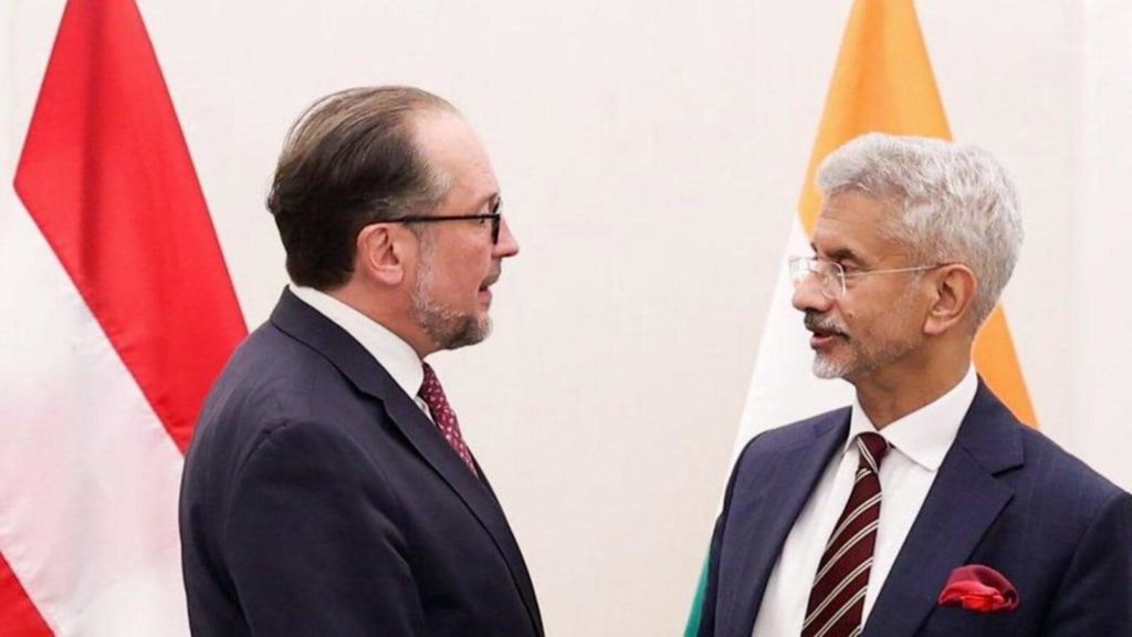 Indiens Stimme zur Ukraine ist wichtig, Modis Botschaft an Putin ist wichtig: Austrian FM |  Neueste Nachrichten aus Indien