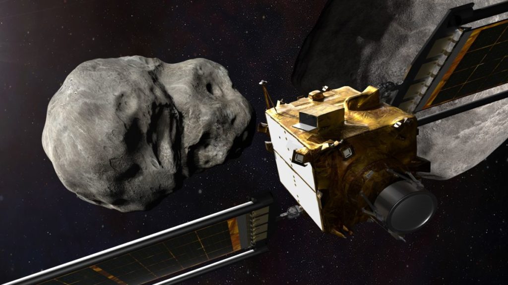 Die NASA-Raumsonde DART stürzt heute Nacht in einen Asteroiden