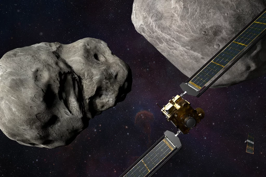 Die NASA testet die Verteidigung des Planeten, indem sie ein Raumschiff in einen Asteroiden stürzt