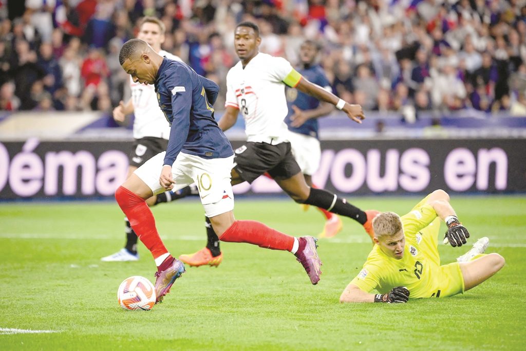 Mbappe spielt als Frankreich Österreich deklassiert |  Online-Tages-Express