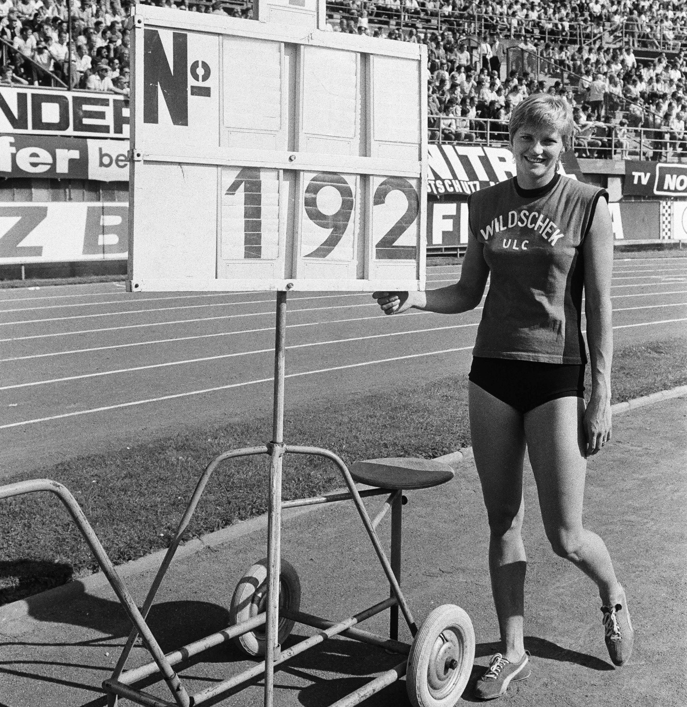 Ilona Gusenbauer mit ihren Weltrekorden