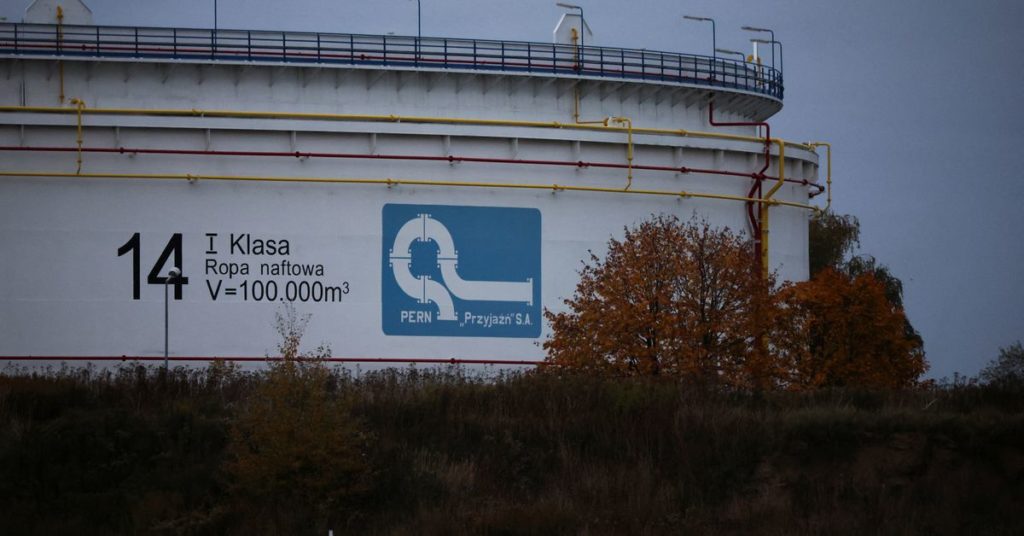 Das Leck in der Druschba-Pipeline verringert die russischen Ölflüsse nach Deutschland