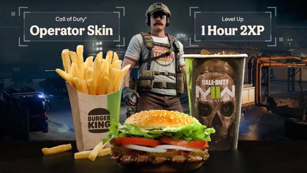 Der Modern Warfare 2-Skin von Burger King wird mit einer riesigen Gewinnspanne weiterverkauft