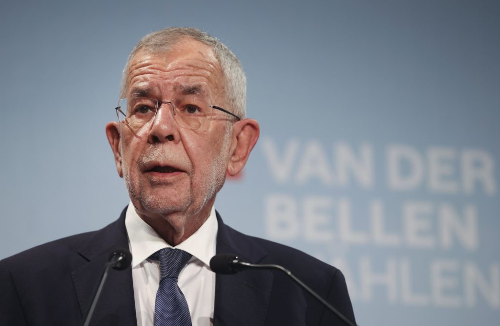 Der österreichische Präsident hofft, ohne zweiten Wahlgang wiedergewählt zu werden