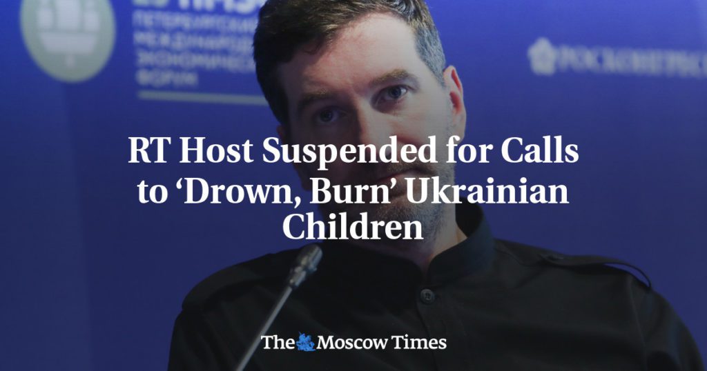 RT-Moderator wegen Aufrufs zum „Ertränken und Verbrennen“ ukrainischer Kinder gesperrt
