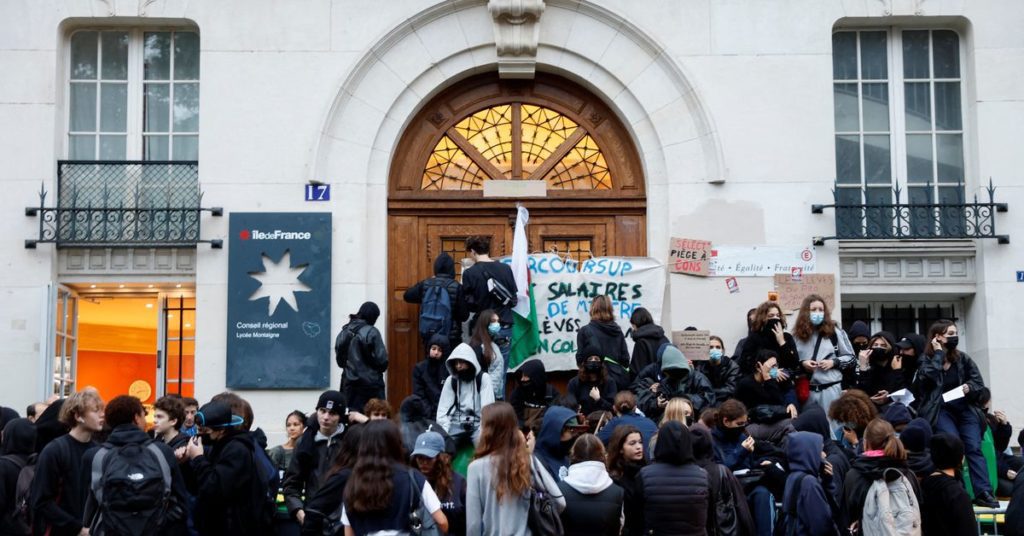 Züge und Schulen wurden getroffen, als französische Gewerkschaften angesichts der steigenden Inflation zum Streik aufriefen