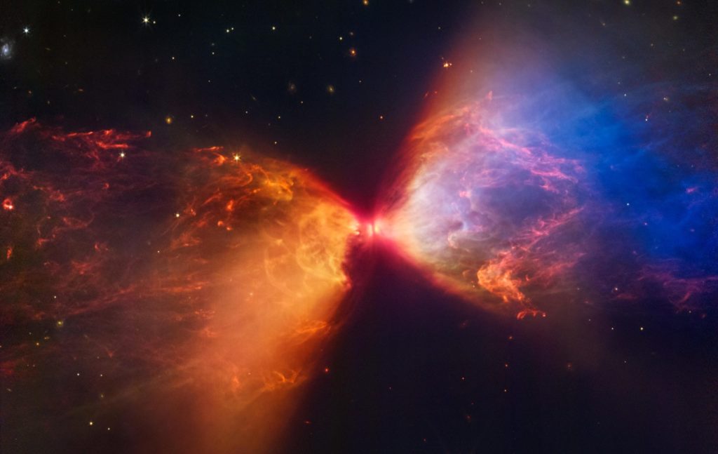 Das Webb-Weltraumteleskop erfasst einst verborgene Merkmale eines Protosterns
