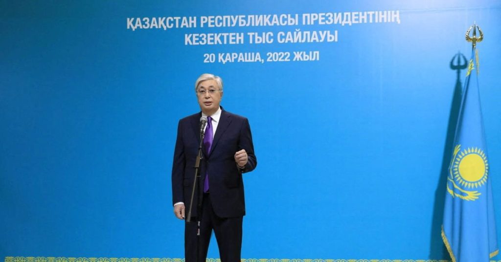 Der kasachische Führer steuerte auf einen großen Wahlsieg zu, wie Exit-Umfragen zeigen