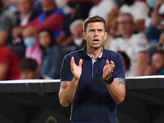 La Spezia-Cheftrainer Thiago Motta im Bild am 22. September 2021