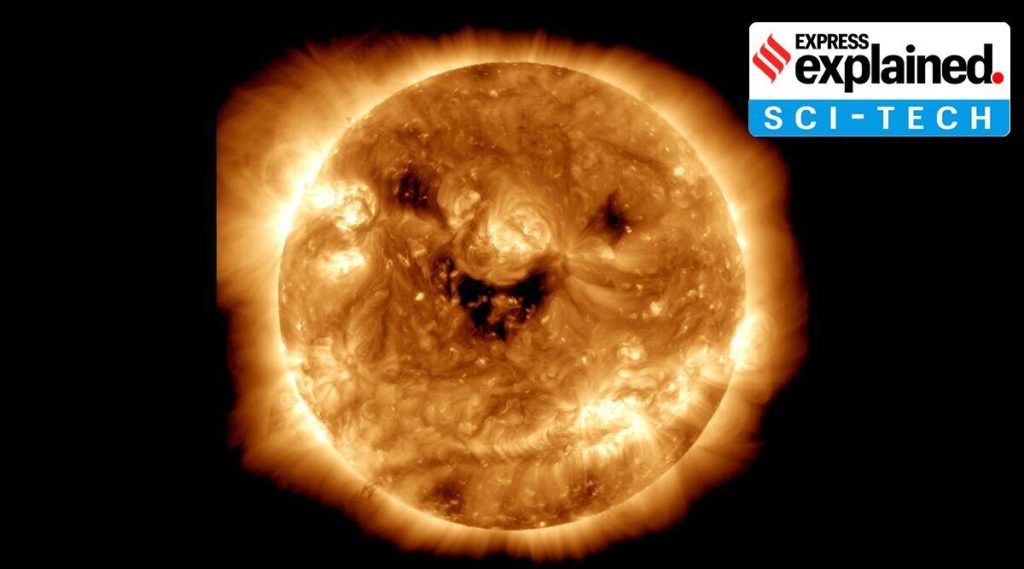 Was das NASA-Foto der „lächelnden Sonne“ tatsächlich zeigt
