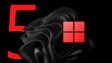 Ein Bild, das ein rotes Windows 11-Logo und die Zahl fünf zeigt, um lahme Funktionen anzuzeigen