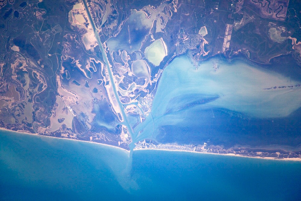 Das ISS-Astronautenfoto zeigt die Sternenbasis von SpaceX
