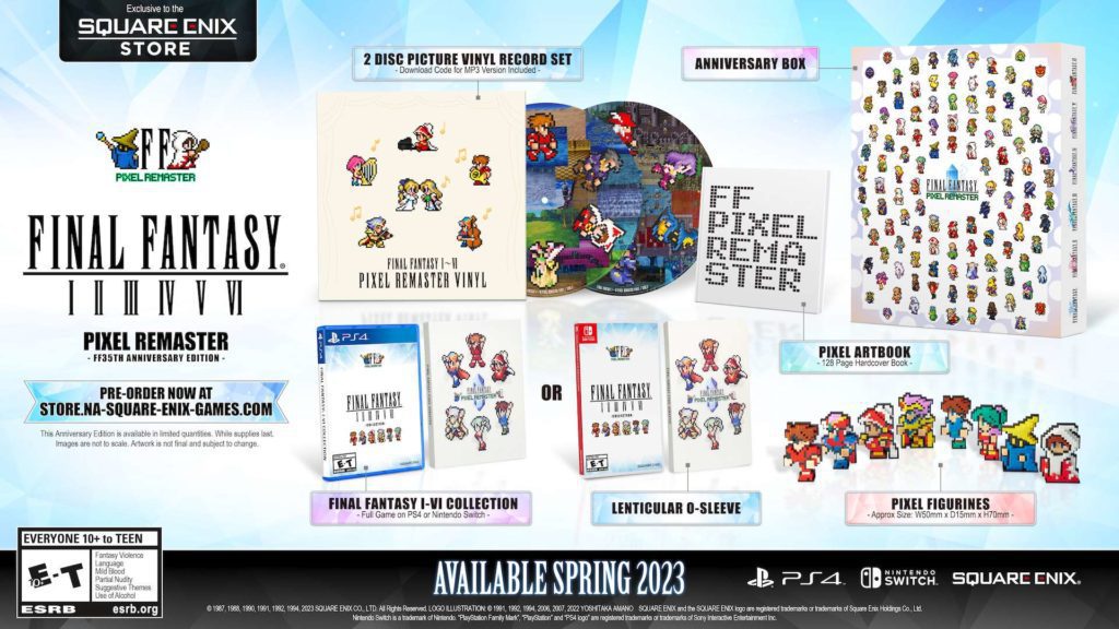 Die Final Fantasy Pixel Remaster-Serie kommt für PS4, Switch Frühjahr 2023