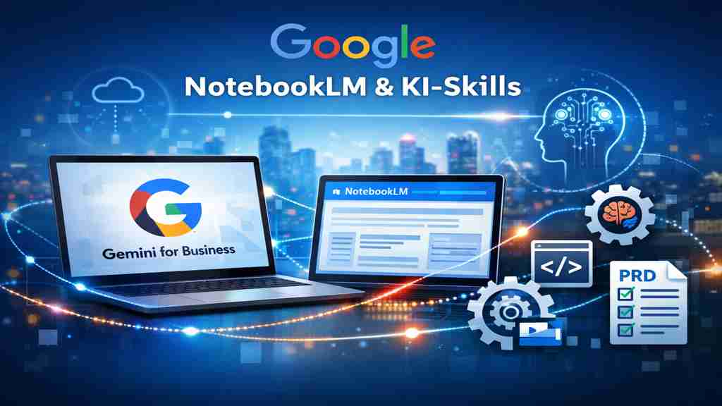 Gemini for Business: Google plant tiefere Integration von NotebookLM und neue KI-Skills
